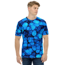 XS Crystalize Blue Men's T-shirt by Design Express