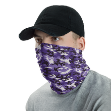 Purple Camo Neck Gaiter Masks by Design Express