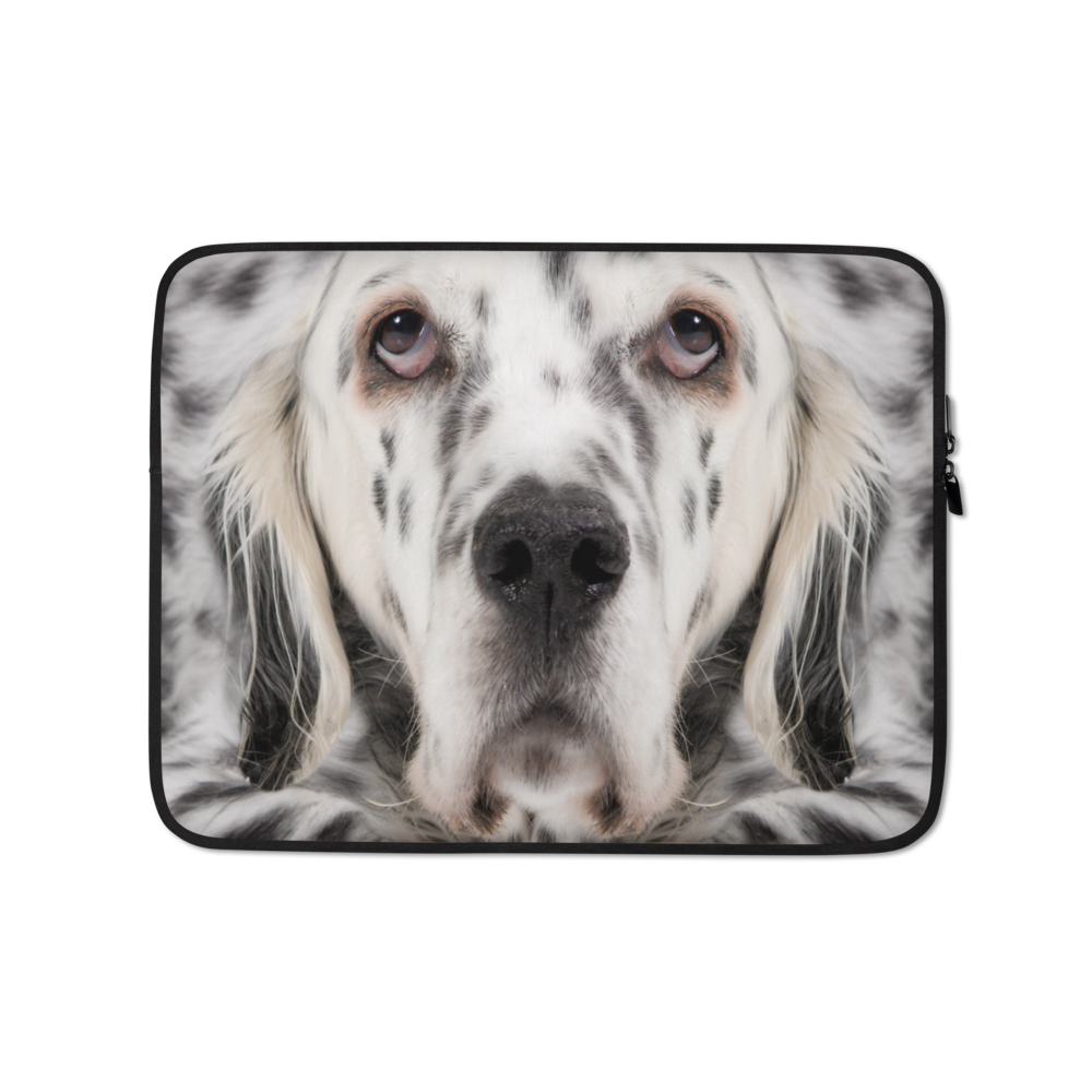 13 in English Setter Dog Laptop Sleeve by Design Express