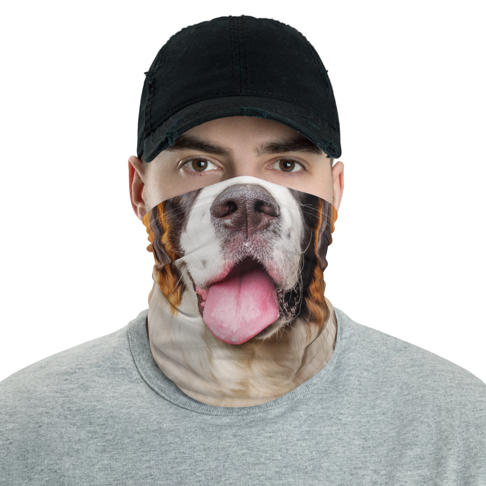 Default Title Saint Bernard Dog Neck Gaiter Masks by Design Express