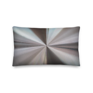 Hypnotizing Steel Rectangle Premium Pillow by Design Express