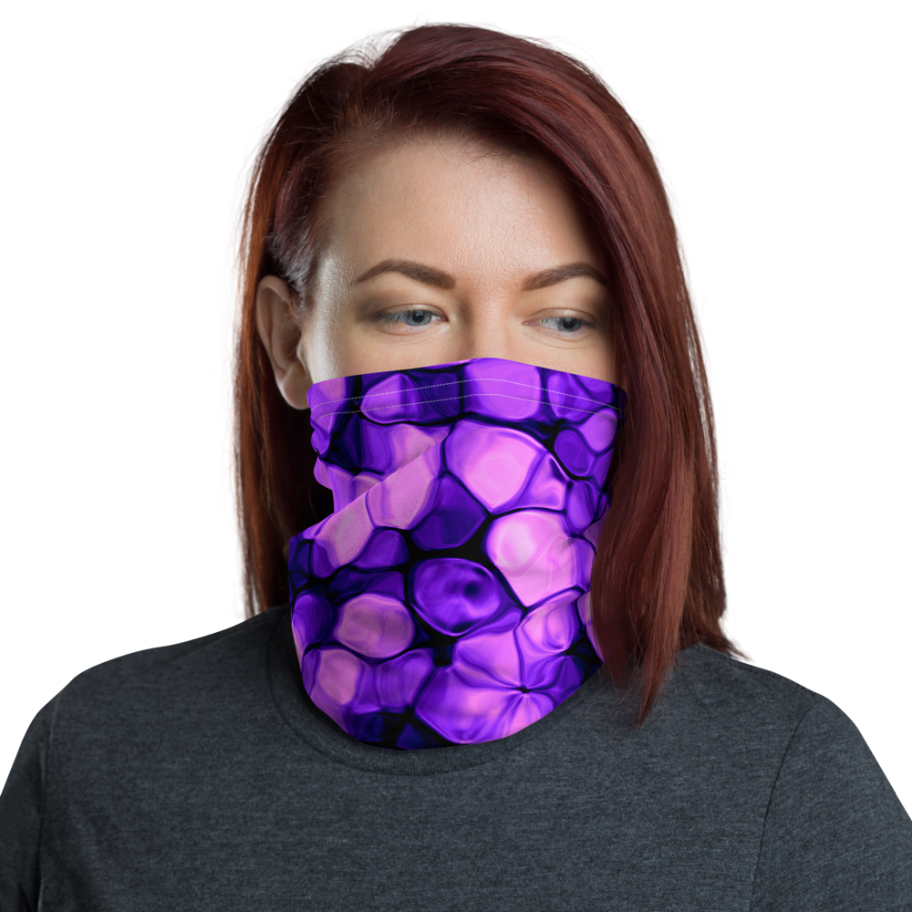 Default Title Violet Crystalize Neck Gaiter Masks by Design Express