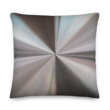 22×22 Hypnotizing Steel Square Premium Pillow by Design Express