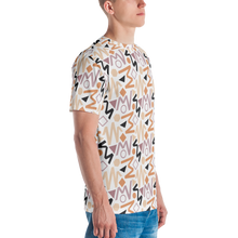 Soft Geometrical Pattern Men's T-shirt by Design Express