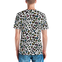 Color Leopard Print Men's T-shirt by Design Express