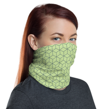 Diamond Mint Green Pattern Neck Gaiter Masks by Design Express