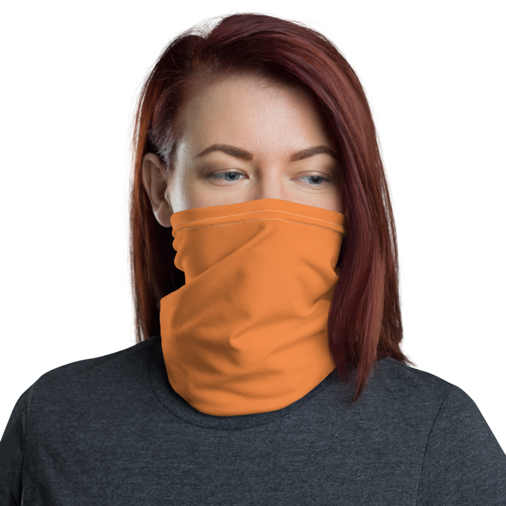 Default Title Orange Neck Gaiter Masks by Design Express