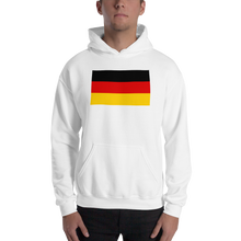 White / S Germany Flag Hooded Sweatshirt by Design Express