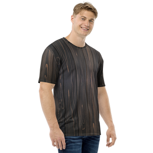 Black Wood Men's T-shirt by Design Express