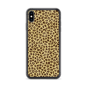 iPhone XS Max Yellow Leopard Print iPhone Case by Design Express