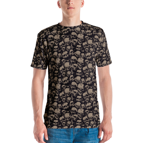 XS Skull Pattern Men's T-shirt by Design Express