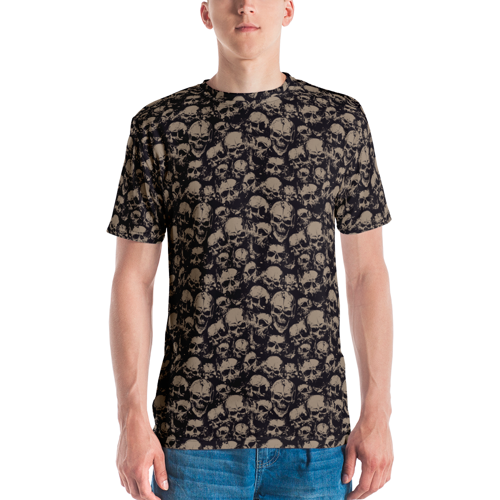 XS Skull Pattern Men's T-shirt by Design Express