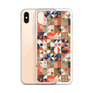 Mid Century Pattern iPhone Case by Design Express