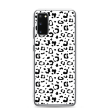 Samsung Galaxy S20 Black & White Leopard Print Samsung Case by Design Express