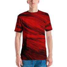 XS Red Feathers Men's T-shirt by Design Express