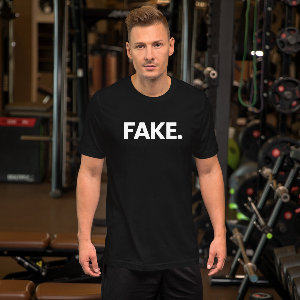 XS Fake Short-Sleeve Unisex T-Shirt by Design Express