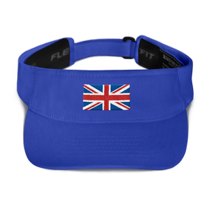 Royal United Kingdom Flag "Solo" Visor by Design Express