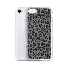 Grey Leopard Print iPhone Case by Design Express