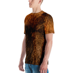 Bison Fur Men's T-shirt by Design Express