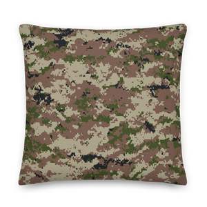 Desert Digital Camouflage Premium Pillow by Design Express