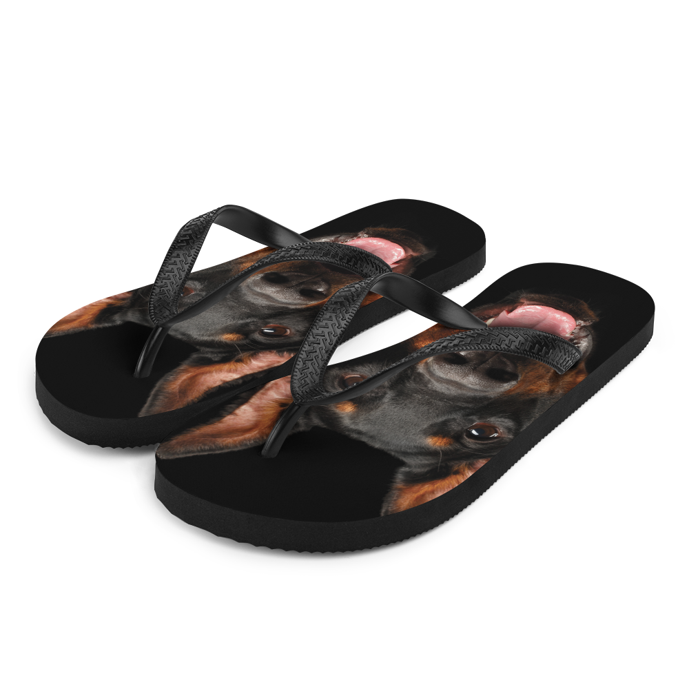 S Doberman Flip-Flops by Design Express