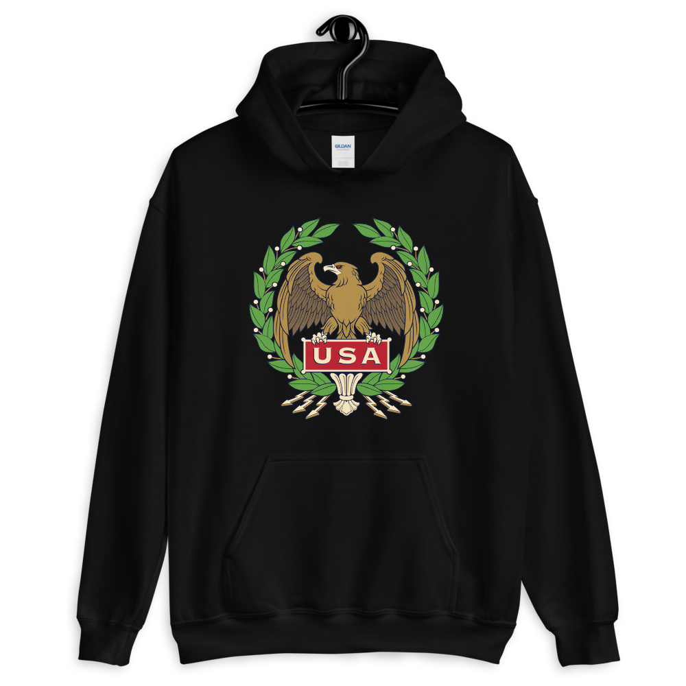 S USA Eagle Unisex Hoodie by Design Express