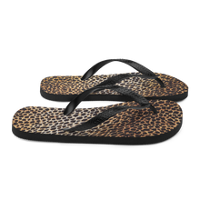 Leopard Brown Pattern Flip-Flops by Design Express