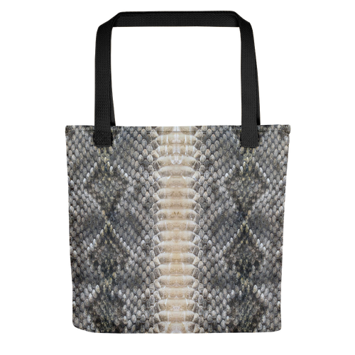 Default Title Snake Skin Print Tote Bag by Design Express