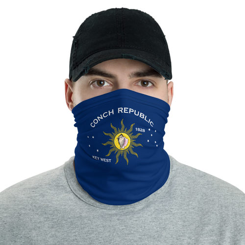 Default Title Conch Republic Print Neck Gaiter Masks by Design Express