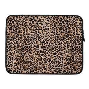 15 in Golden Leopard Laptop Sleeve by Design Express