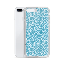 Teal Leopard Print iPhone Case by Design Express