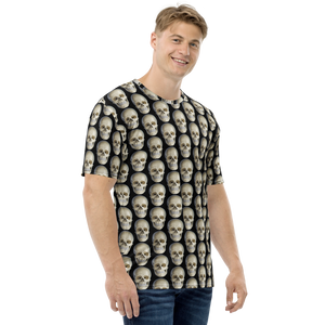 Skull Head Pattern Men's T-shirt by Design Express