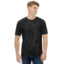 XS Black Snake Skin Men's T-shirt by Design Express