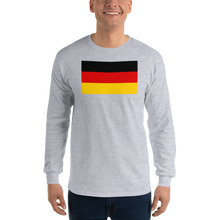 Sport Grey / S Germany Flag Long Sleeve T-Shirt by Design Express