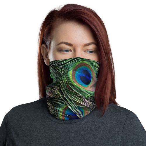 Default Title Peacock Neck Gaiter Masks by Design Express