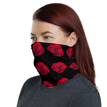 Charming Red Rose Neck Gaiter Masks by Design Express