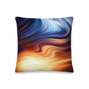 Canyon Swirl Square Premium Pillow by Design Express