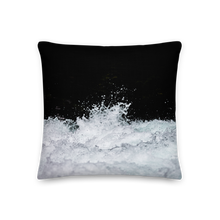 Black & White Water Square Premium Pillow by Design Express