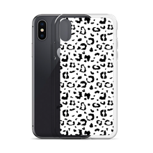 Black & White Leopard Print iPhone Case by Design Express