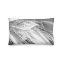 White Feathers Rectangle Premium Pillow by Design Express