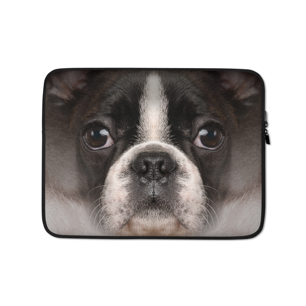 13 in Boston Terrier Dog Laptop Sleeve by Design Express