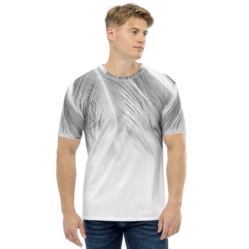 XS White Feathers Men's T-shirt by Design Express