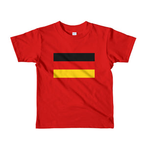 Red / 2yrs Germany Flag Short sleeve kids t-shirt by Design Express