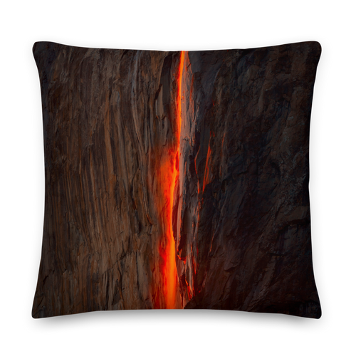 22×22 Horsetail Firefall Square Premium Pillow by Design Express