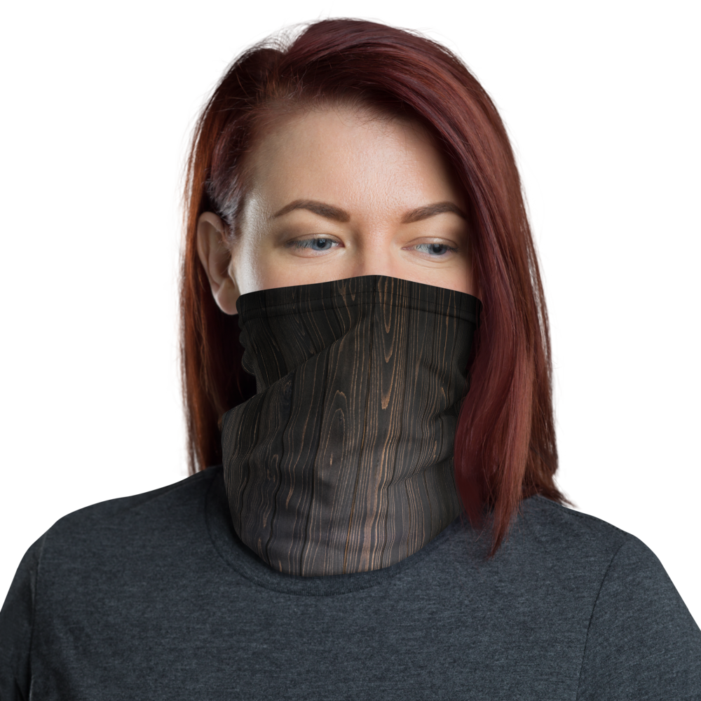 Default Title Black Wood Neck Gaiter Masks by Design Express