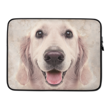 15 in Golden Retriever Dog Laptop Sleeve by Design Express