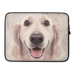 15 in Golden Retriever Dog Laptop Sleeve by Design Express