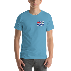 Ocean Blue / S British Indian Ocean Territory Unisex T-Shirt by Design Express