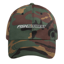 Green Camo Fish Key West Baseball Cap Baseball Caps by Design Express