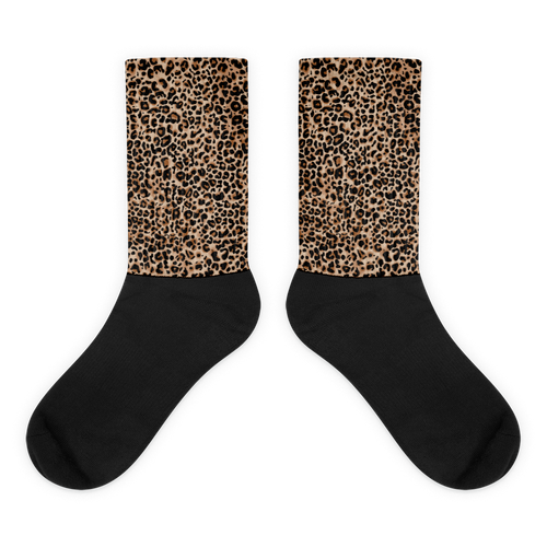 M Golden Leopard Socks by Design Express